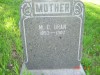 Madeline C. Warren (1853-1907), wife of George Uran. St Columbia Mission, Becker Co, Minnesota