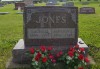 Lucinda Wakeman (1894-1989), and husband Manson L. Jones (1886-1948), Chalmers Cemetery, Indiana