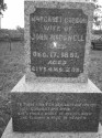 Margaret Gordon (1820-1881) wife of John McDowell. John Knox Cemetery, Copley, Knox Co, Illinois