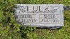 Melvin A. Fulk (1881-1938) and wife Nellie Wakeman (1888-1949), Brookston Cemetery, Indiana