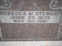 Rebecca McErnby Stewart (1875-1961)