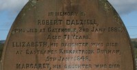 Robert Dalziell (1809-1880), and family, Girthon Cemetery, Gatehouse of Fleet, Scotland