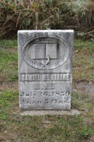 Samuel McConchie burial, Scotch Cemetery, Knox County, Illinois - 1859