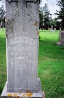 Theresa (Mueller) Durrenberger (1829-1919), Calvary Cemetery, Le Sueur, Minnesota