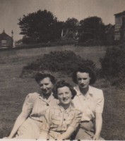 Margaret McLellan (middle) and Betty Little (right)