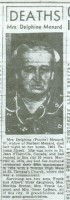 Marie Delphine Poutre obituary, 1942