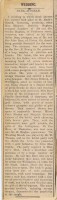 Marjory B. Hughan wedding announcement, 1924