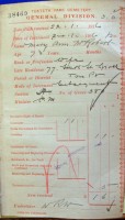 Mary Ann McRobert, burial record, 1916