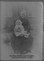 Mary Edgar McLellan with grandaughter Janet E. McLellan 1925