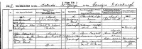McAuliffe-Campbell, marriage entry, Edinburgh, 1892