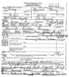 Minnie Helen Bahr, death certificate, 1953