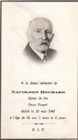 Napoleon Bechard died 1940
