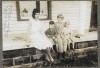 Nellie with Richard, Dorothy, Betty Jane (the children of Floyd Wakeman) (l to r)