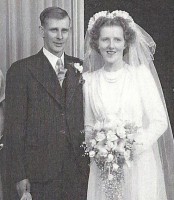 Norman Douglas Coley and Doreen Ellen Roil Wedding - 1950