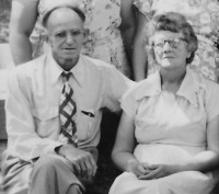 Otho Penrose and Dora Wakeman at family reunion