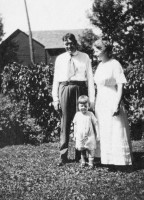 Pat and Anna Weibeler and son Earl - ca 1914