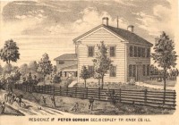 Residence of Peter Gordon, Coplet Township, Knox, Illinois