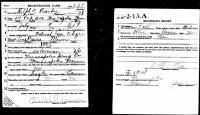 Ralph C. Barber, World War I Draft Registration