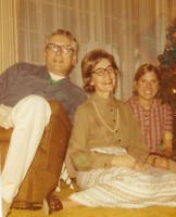 Robert, Bernadine and Mary Ann Durrenberger - Christmas