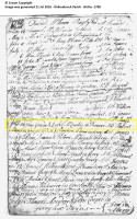 Robert Gordon, christening entry, Kirkmabreck parish OPR, 1780