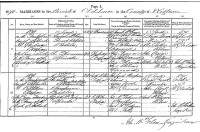 Samuel McKean and Agnes Thompson, marriage registration, 1871