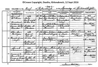 Samuel McKean, death registration, Kirkmabreck parish, 1890