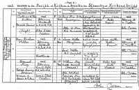 Samuel Nay, death registration, Kirkmabreck parish, 1925