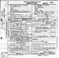 Sister Petronilla Welter, death certificate, 1949