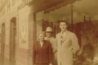 Win Jones (right) with The Huffmans, Nogales, Mexico, 1952