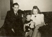 Thomas C. and Margaret with son Thomas Jr Gordon - May 1942
