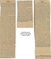 Thomas C. Gordon obituary, 1923
