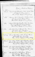 Thomas McNay christening Kirkmabreck 1839