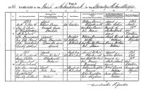 Thomas McNish and Helen Templeton, marriage registration, Kirkmabreck parish, 1866