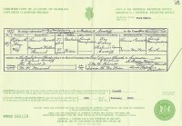 Thomas Rowatt and Margaret McKean, marriage certificate, Glamorgan, Wales, 1877